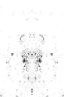 Siyah ve beyazın Grunge arka planı. Soyut monokrom dokusu. Vintage elementler lekeler ve çatlaklar