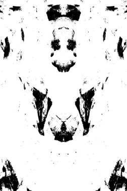 Siyah ve beyazın Grunge arka planı. Soyut monokrom dokusu. Vintage elementler lekeler ve çatlaklar