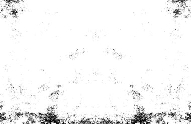 Siyah ve beyazın Grunge arka planı. Soyut monokrom dokusu. Vintage elementler lekeler ve çatlaklar
