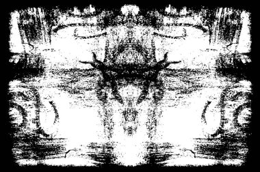 Çizikli soyut siyah beyaz grunge arkaplanı