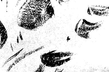 Doku siyah ve beyaz soyut grunge biçimi