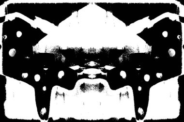 Doku siyah ve beyaz soyut grunge biçimi