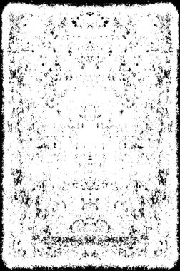 Doku siyah ve beyaz soyut grunge biçimi