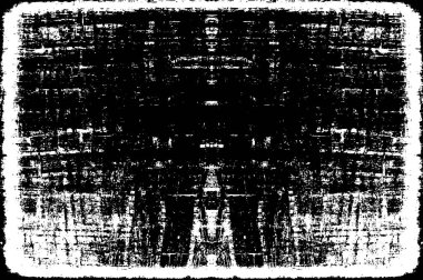 Doku siyah ve beyaz soyut grunge biçimi