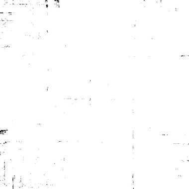 Grunge üst üste biniyor. Soyut siyah-beyaz vektör arkaplanı. Çatlak, leke ve noktalarda kirli desenli tek renkli klasik yüzey. Karanlık korku tarzında eski bir duvar.