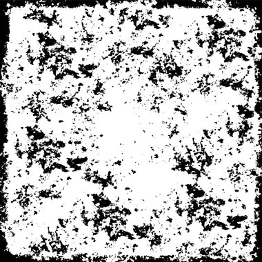 Grunge black and white pattern. Monochrome particles abstract texture. Background of cracks, scuffs, chips, stains, ink spots, lines. Dark design background surface. Gray printing element