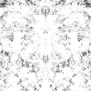 Grunge black and white pattern. Monochrome particles abstract texture. Background of cracks, scuffs, chips, stains, ink spots, lines. Dark design background surface. Gray printing element