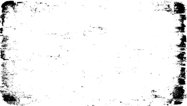 Abstrait Cadre Grunge Noir Blanc Illustration Vectorielle — Image vectorielle