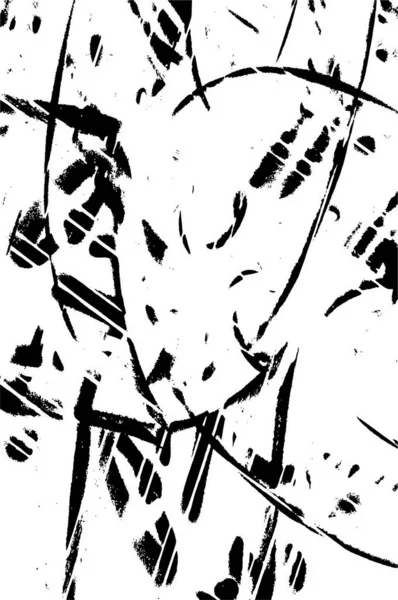 Plantilla Grunge Abstracta Blanco Negro Ilustración Vectorial — Vector de stock