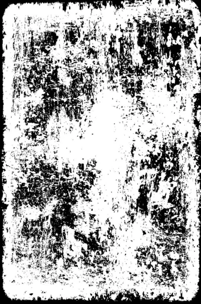 Абстрактна Поверхня Лиха Гранжевий Фон Вивітрений Візерунок Чорно Білими Плямами — стоковий вектор