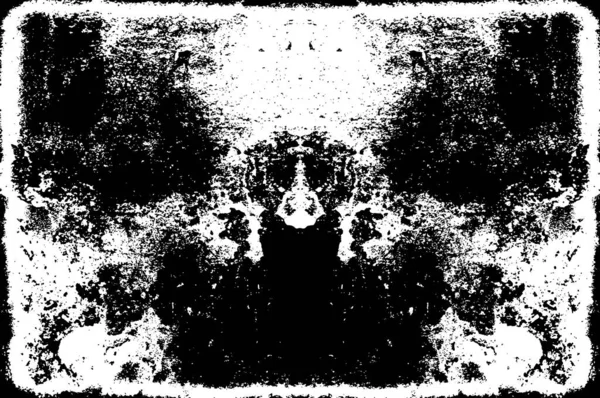 Abstract Noodoppervlak Grunge Achtergrond Verweerd Patroon Met Zwart Wit Vlekken — Stockvector