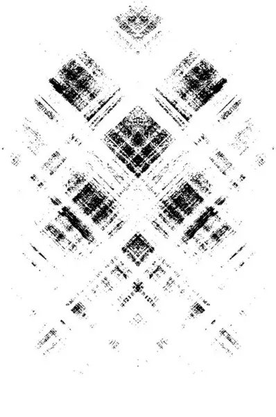 Kreativ Abstrakt Svart Och Vitt Mönster Symmetrisk Monokrom Affisch Design — Stock vektor