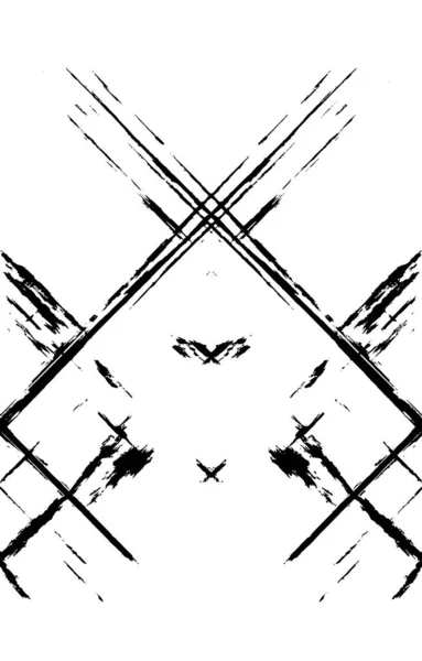 Noir Blanc Vieux Fond Grunge — Image vectorielle