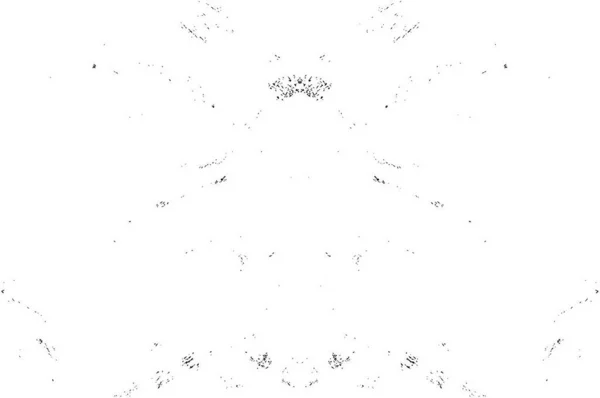 Elegante Patrón Abstracto Blanco Negro Diseño Monocromático Simétrico Desordenado — Archivo Imágenes Vectoriales