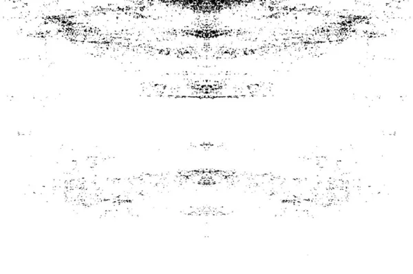 Stökig Illustration Med Abstrakt Svart Och Vitt Mönster Monokrom Symmetrisk — Stock vektor