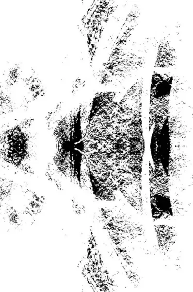 Verzweifelte Schwarz Weiß Textur Grunge Textur Abstrakter Hintergrund — Stockvektor