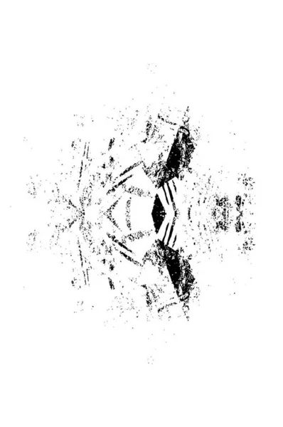 Абстрактний Чорно Білий Гранжевий Візерунок Векторні Ілюстрації — стоковий вектор