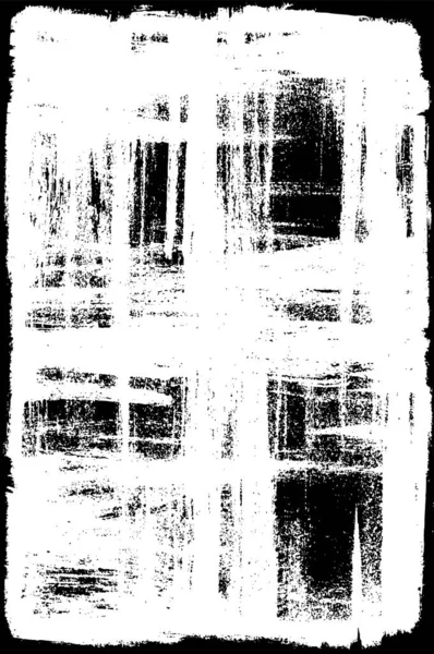 Abstraktní Černobílý Grunge Vzor Vektorová Ilustrace — Stockový vektor