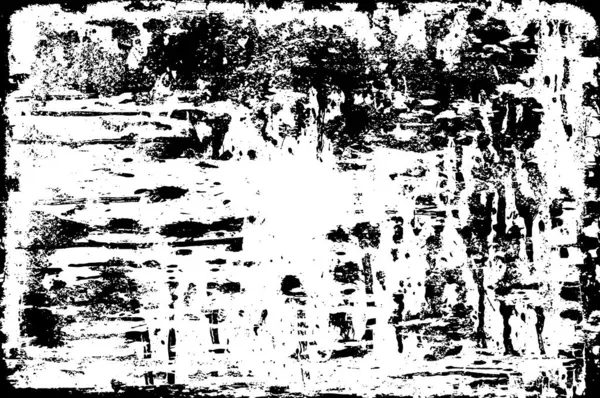 Abstrakter Schwarz Weißer Grunge Hintergrund Mit Kratzern — Stockvektor