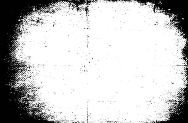 Черно Белое Изображение Грубый Гранж Абстрактный Рисунок Пятнами — стоковый вектор