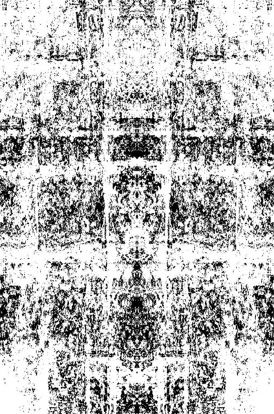 Zwart Wit Beeld Ruw Grunge Abstract Patroon Met Vlekken — Stockvector