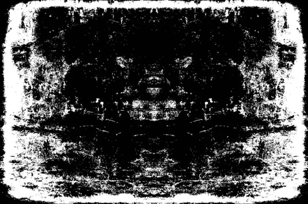 Gaya Grunge Abstrak Hitam Dan Putih Tekstur - Stok Vektor