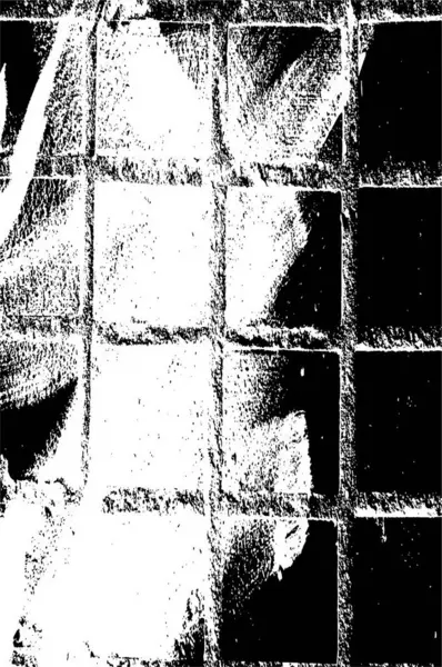 グラウンジオーバーレイ 抽象的な黒と白のベクトル背景 ひび割れ 点の汚れたパターンが付いているモノクロのヴィンテージの表面 暗いホラースタイルのデザインで古い塗装壁 — ストックベクタ