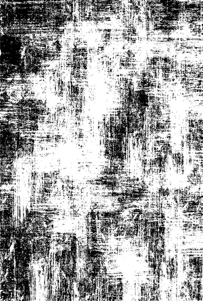 卷曲叠层 摘要黑白矢量背景 单色复古表面 在裂缝 圆点上有肮脏图案 黑暗恐怖风格设计的旧彩绘墙 — 图库矢量图片