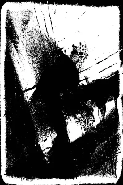 Abstrakcyjny Stary Grunge Czarny Biały Tło — Wektor stockowy