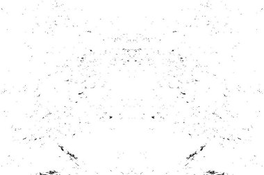 Grunge black and white pattern. Monochrome particles abstract texture. Background of cracks, scuffs, chips, stains, ink spots, lines. Dark design background surface. Gray printing element