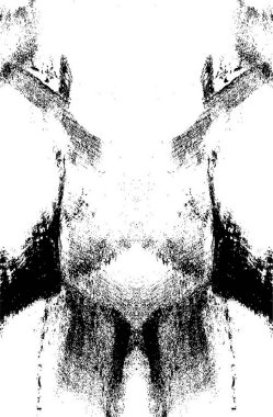 Grunge black and white pattern. Monochrome particles abstract texture. Background of cracks, scuffs, chips, stains, ink spots, lines. Dark design background surface. Gray printing element