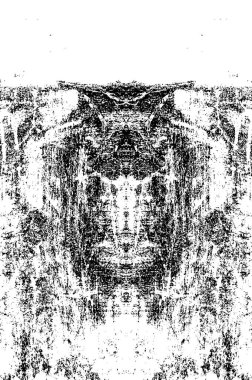 Grunge black and white pattern. Monochrome particles abstract texture. Background of cracks, scuffs, chips, stains, ink spots, lines. Dark design background surface. Gray printing element