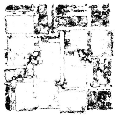 Grunge black and white pattern. Monochrome particles abstract texture. Background of cracks, scuffs, chips, stains, ink spots, lines. Dark design background surface. Gray printing element