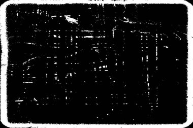 Çizikler, çizikler ve çizikler olan siyah beyaz bir arka plan.