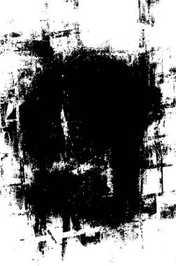 Çizikler, çizikler ve çizikler olan siyah beyaz bir arka plan.