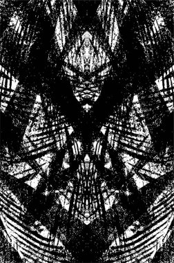 Çizikler, çizikler ve çizikler olan siyah beyaz bir arka plan.