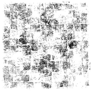 Grunge black and white pattern. Monochrome particles abstract texture. Background of cracks, scuffs, chips, stains, ink spots, lines. Dark design background surface. Gray printing element