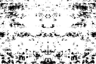 Soyut arkaplan. Çizik ve lekeli desen. siyah ve beyaz resimleme 