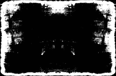 Grunge black and white pattern. Monochrome particles abstract texture. Background of cracks, scuffs, chips, stains, ink spots, lines. Dark design background surface. Gray printing element