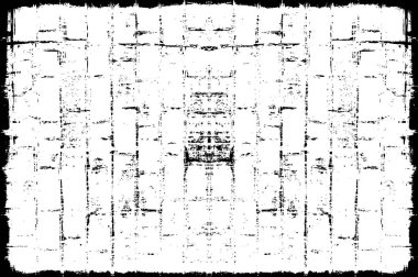 Rough black and white texture vector. Distressed overlay texture. Grunge background. Abstract textured effect. Vector Illustration. Black isolated on white background.