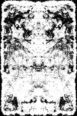 Rough black and white texture vector. Distressed overlay texture. Grunge background. Abstract textured effect. Vector Illustration. Black isolated on white background.