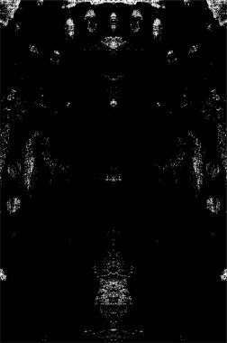 Rough black and white texture vector. Distressed overlay texture. Grunge background. Abstract textured effect. Vector Illustration. Black isolated on white background.