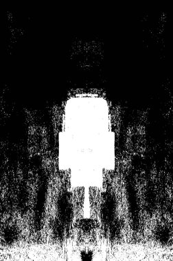 Rough black and white texture vector. Distressed overlay texture. Grunge background. Abstract textured effect. Vector Illustration. Black isolated on white background.