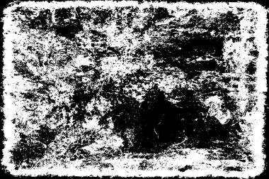 Rough black and white texture vector. Distressed overlay texture. Grunge background. Abstract textured effect. Vector Illustration. Black isolated on white background.