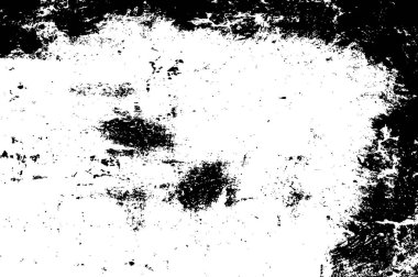 Siyah ve beyaz grunge arka planı. Kentsel tarzdaki soyut kirli desen