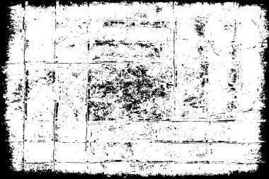 Siyah ve beyaz grunge arka planı. Kentsel tarzdaki soyut kirli desen