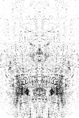 Siyah ve beyaz grunge arka planı. Kentsel tarzdaki soyut kirli desen