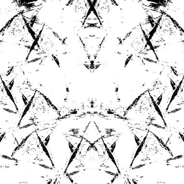 Siyah ve beyaz grunge arka planı. Kentsel tarzdaki soyut kirli desen