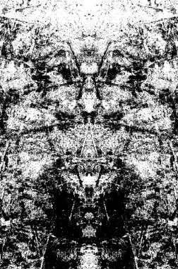 Klasik siyah beyaz monokrom grunge dokusu. Mürekkep lekeleri, sıçramalar, çizgiler.