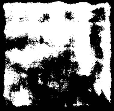 Klasik siyah beyaz monokrom grunge dokusu. Mürekkep lekeleri, sıçramalar, çizgiler.